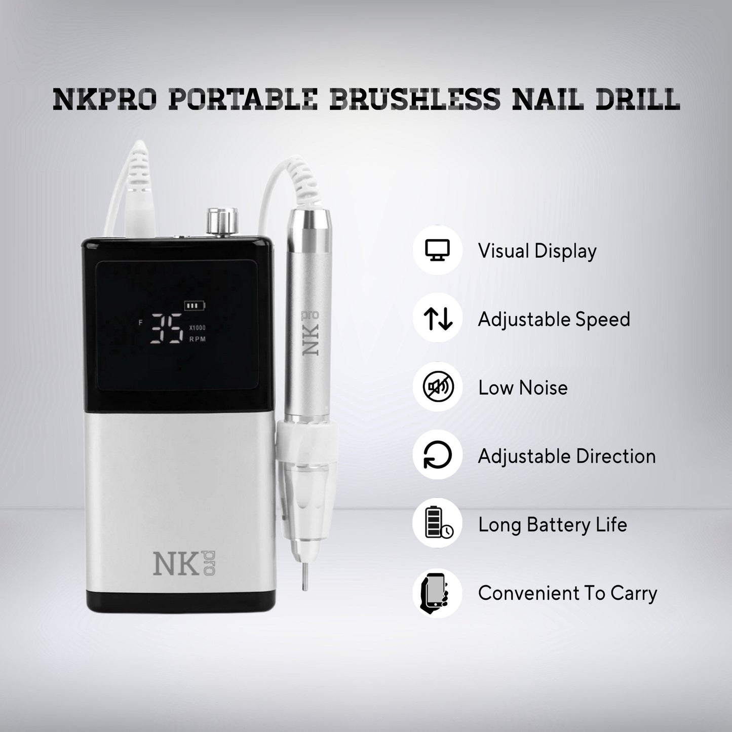 01- NKpro Brushless Nail Drill