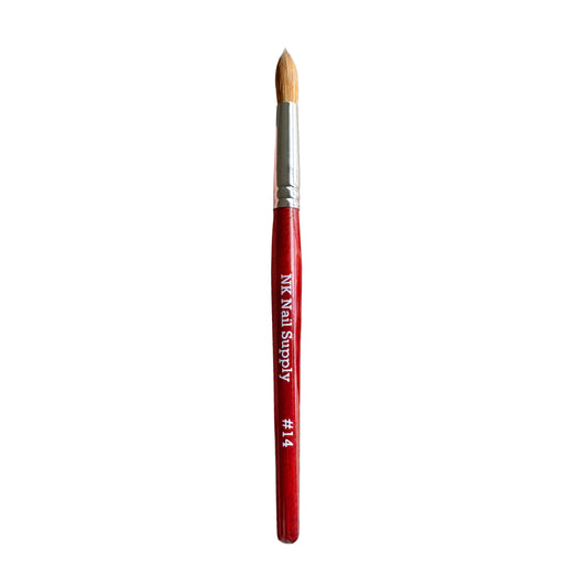 03-Kolinsky Acrylic Brush Wood Handle #14