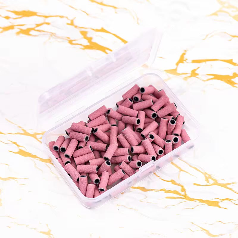 02-Mini Sanding Band 100pcs/box Pink #150, #180, #240