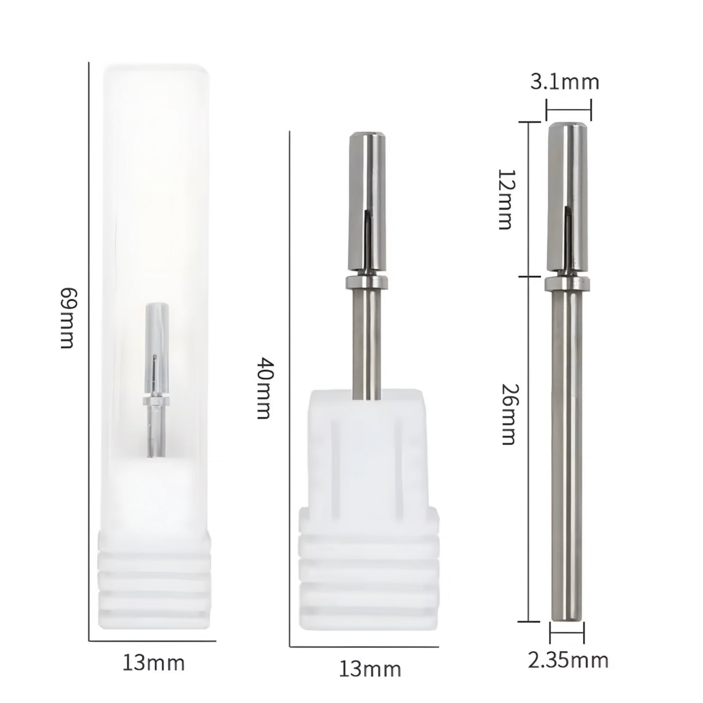 Mini Mandrel (1) 3.1mm Stainless Steel for Mini Sanding Bands