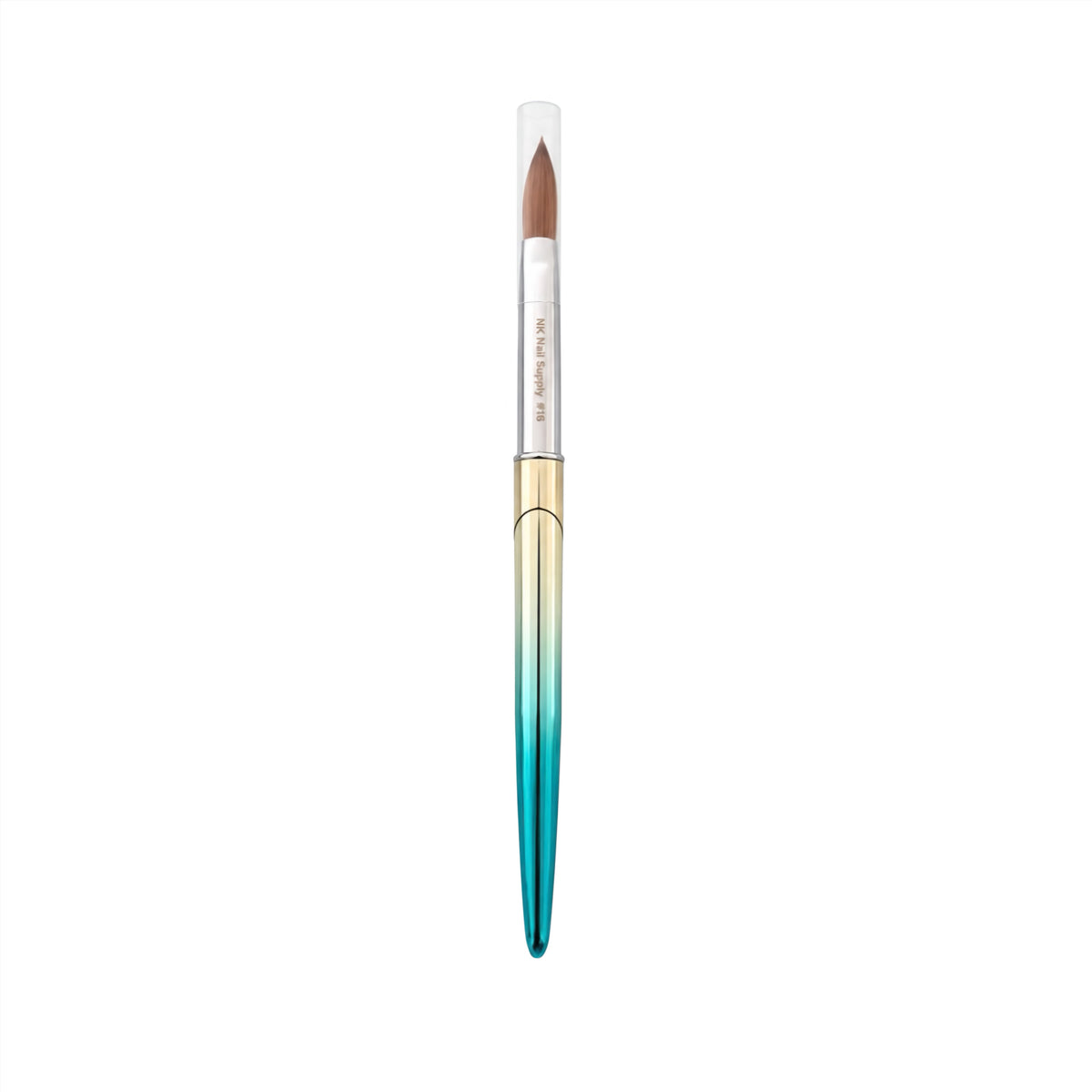 002 - Kolinsky Acrylic Brush Metal Blue-Gold Handle #6, #14, #16, #18, #20