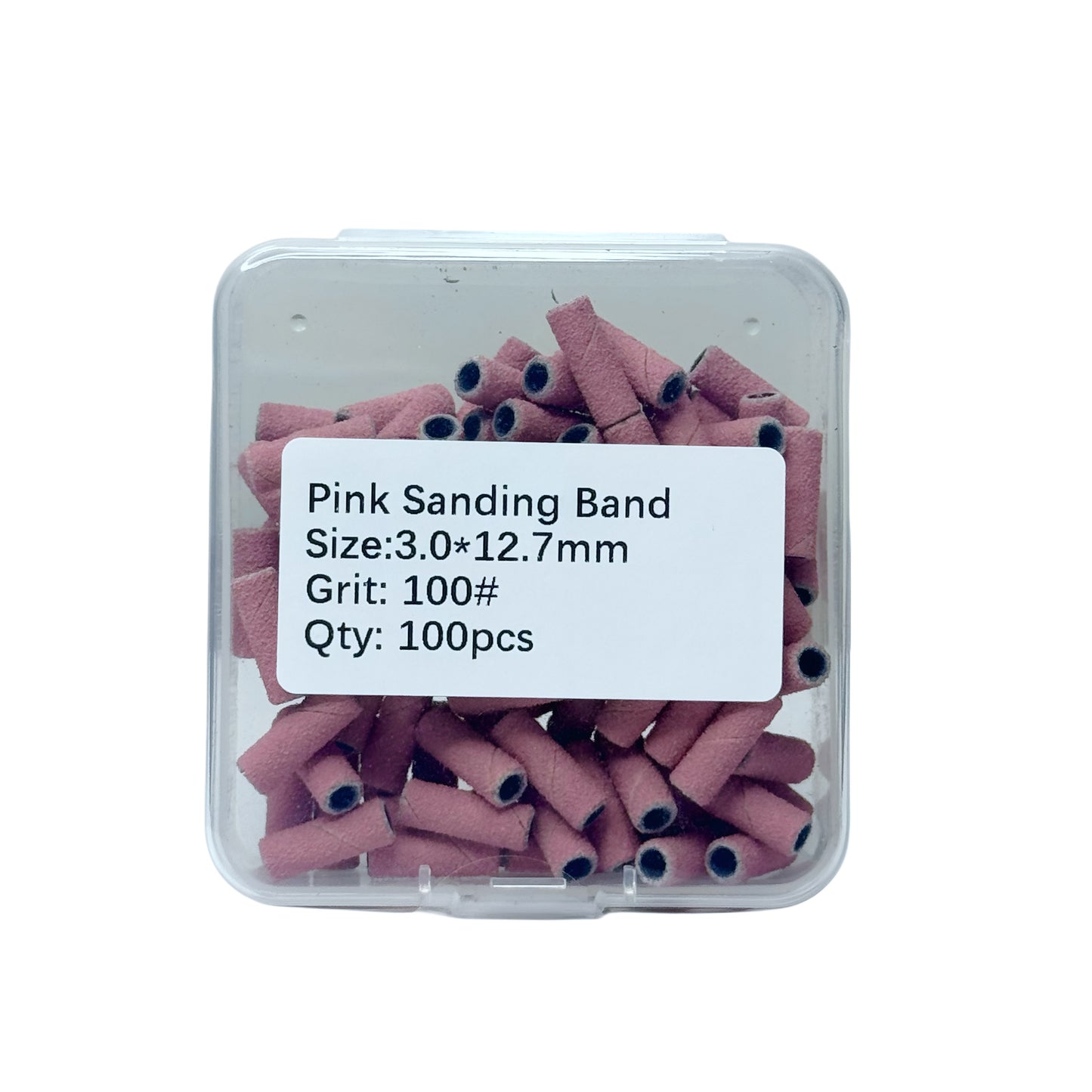13 - Mini Sanding Band 100pcs/box Pink #80, #100, #150, #240