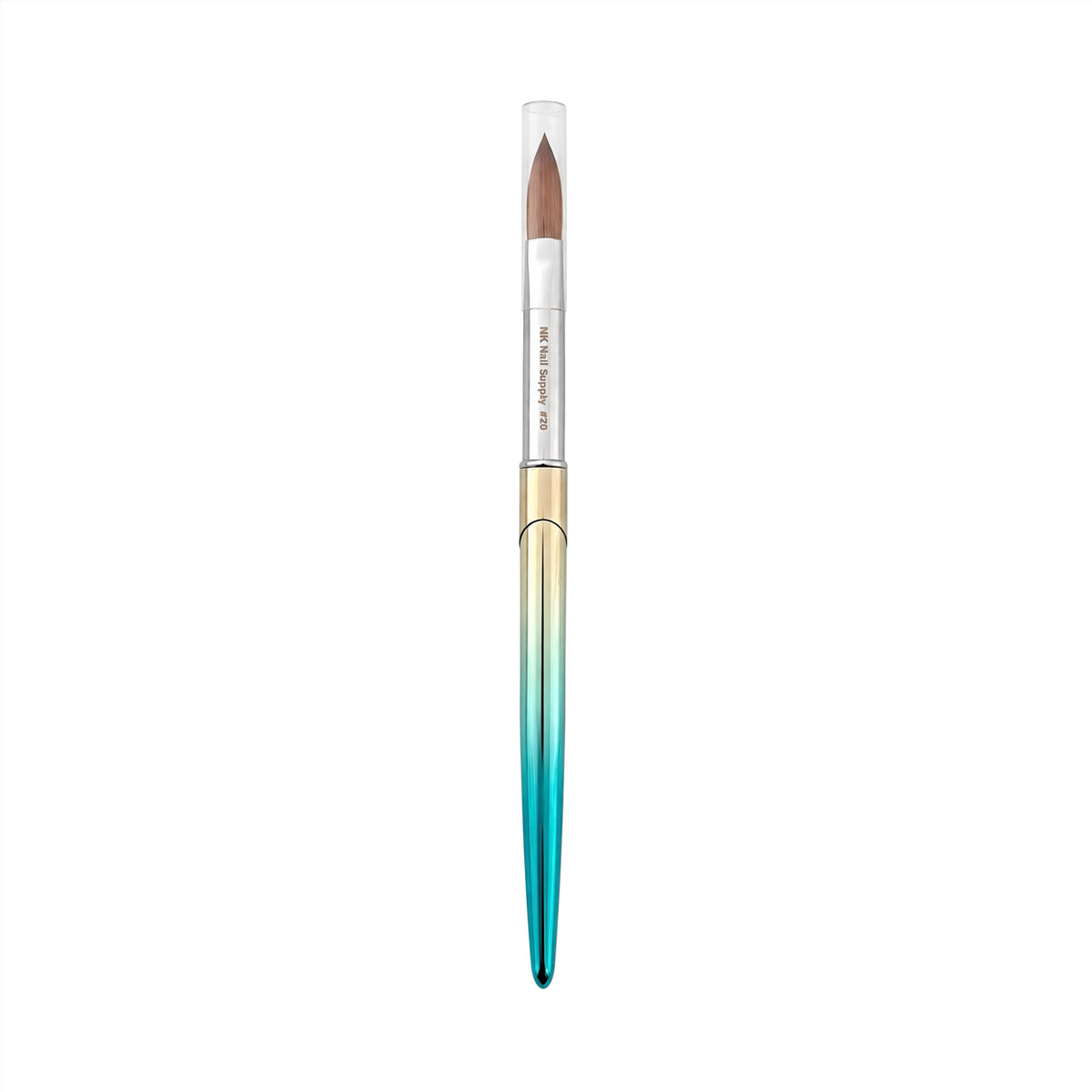 002 - Kolinsky Acrylic Brush Metal Blue-Gold Handle #6, #14, #16, #18, #20